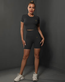  DJP Black Shadow Short Gym Suit